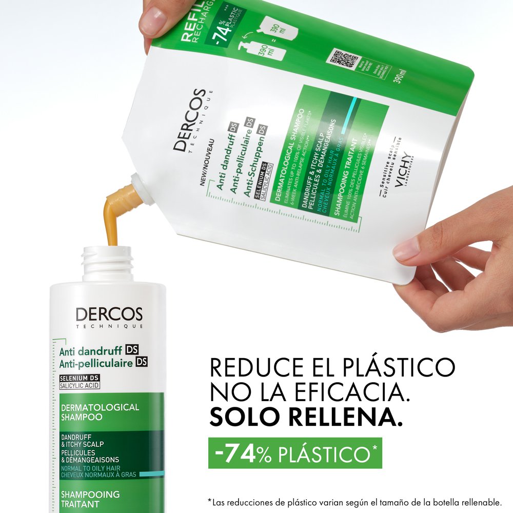 DERCOS ANTI-DANDRUFF DS SHAMPOO REFILL NORMAL TO OILY HAIR